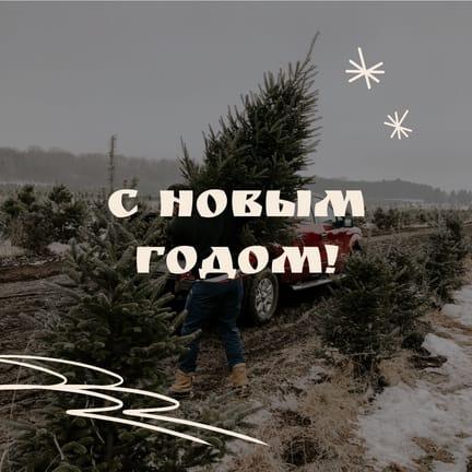 с Новым Годом Поздравление Публикация в Instagram