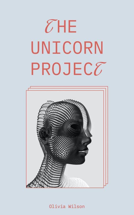 Светло-голубая Обложка Книги It-технологий Единорога