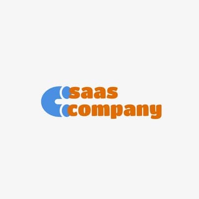 Иллюстрация Логотипа Компании Saas Программного Обеспечения