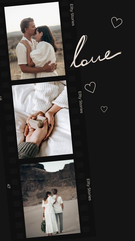 Фотоколлаж О Любви История в Instagram