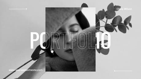 Портфолио Фотографа в Черно-белом